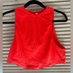 Lululemon Sculpt Cropped Tank Top